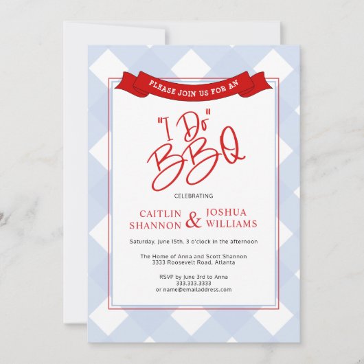 Ich mache GRILLEN Paare Polterabend Probe Abendess Einladung (Vorderseite)