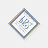 Ich mache GRILLEN Paare Showdusche Gay LGBTQ Engag Serviette (Ecke)