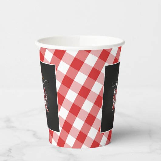 Ich mache GRILLEN Paper Cup Pappbecher (Links)