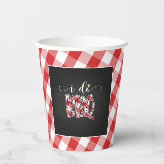 Ich mache GRILLEN Paper Cup Pappbecher (Vorderseite)