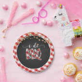 Ich mache GRILLEN Paper Plate - Gingham Pappteller (Party)
