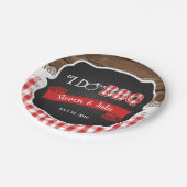 Ich mache GRILLEN Paper Plate - Red Pappteller (Schrägansicht)