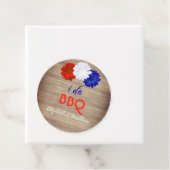 Ich mache GRILLEN Patriotic Floral Geschenkanhänger (Beispiel)