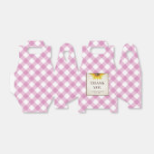 Ich mache GRILLEN Pink Gingham Sunflower Gevor Box Geschenkschachtel (Ungefaltet)