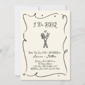 Ich mache GRILLEN Probe Abendessen Einladung (Vorderseite)