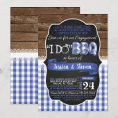 Ich mache GRILLEN Probe Abendessen Einladung - Bla (Vorne/Hinten)