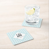 Ich mache GRILLEN Rechteckiger Pappuntersetzer (Vor Ort)