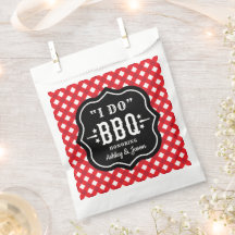 Ich mache GRILLEN Red Gingham Custom Wedding