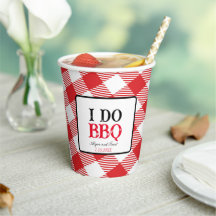 Ich mache GRILLEN Red Gingham Custom Wedding