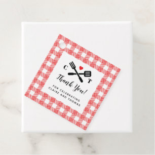 Ich mache GRILLEN Red Picnic Gevor Square Geschenkanhänger