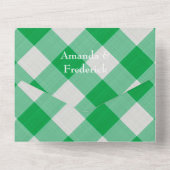 Ich mache GRILLEN Rosa und Blauer Kosmos Rustikale All In One Einladung (Rückseite)