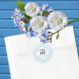 Ich mache GRILLEN Runder Aufkleber