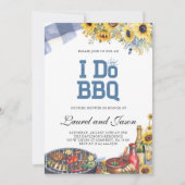 Ich mache GRILLEN Rustic Sunflower Engagement Part Einladung (Vorderseite)