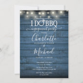 Ich mache GRILLEN rustikale Holzsaitenleuchten Ver Einladung (Vorderseite)