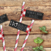 Ich mache GRILLEN Straw Tag Drink Flag