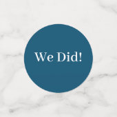 Ich mache GRILLEN Verlobung Brautparty Konfetti (Klein Vorderseite)