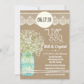 Ich mache GRILLEN Verlobung Dusche Einladung (Vorderseite)