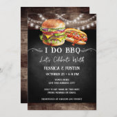 Ich mache GRILLEN Verlobung Einladung (Vorne/Hinten)