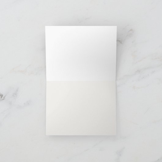 Ich mache GRILLEN Verlobung Monogram Dankeskarte (Innenseite)