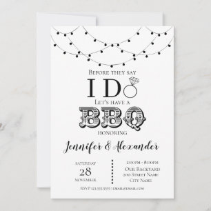 Ich mache Grillen-Verlobungs-Party-Paare duschen