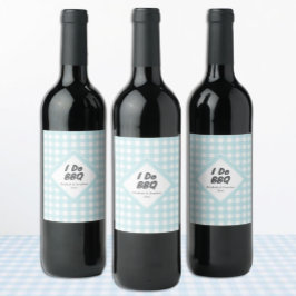 Ich mache GRILLEN Weinetikett