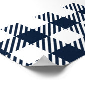 Ich mache GRILLEN Willkommenssigne Vintag Blue Gin Poster (Ecke)