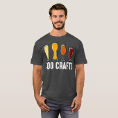 Ich mache Handwerker Zuhause Bierbrauereigeschenk T-Shirt (Vorne ganz)