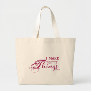 Ich mache hübsche Dinge Jumbo-Tasche Jumbo Stoffbeutel
