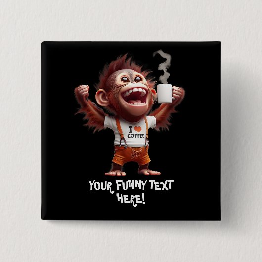 Ich mache Kaffee Button (Vorderseite)