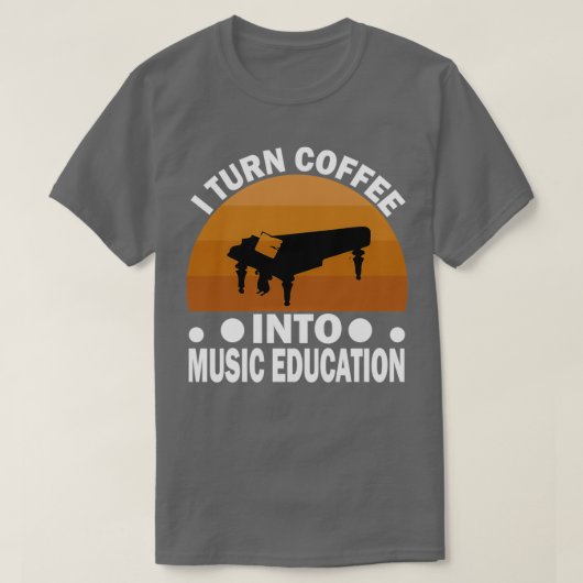 Ich mache Kaffee in Bildung High School Muse T-Shirt (Design vorne)