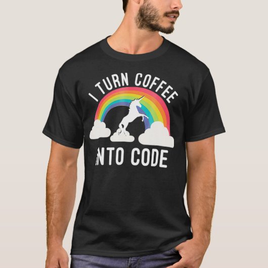 Ich mache Kaffee in Code Coding T-Shirt (Vorderseite)