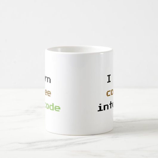 Ich mache Kaffee in Code Coffee Tasse (Mittel)
