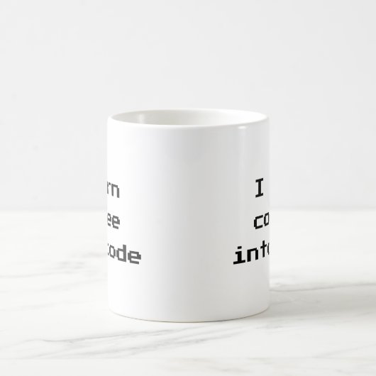 Ich mache Kaffee in Code Coffee Tasse (Mittel)