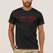 Ich mache Kaffee in Code T - Shirt Funny Food (Vorderseite)