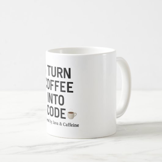 Ich mache Kaffee in Code - Witziges Programmangebo Kaffeetasse (VorderseiteRechts)