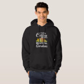 Ich mache Kaffee in Gartengartenmäher Land Hoodie (Vorne ganz)