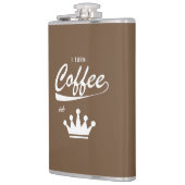 Ich mache Kaffee in KOMs Flachmann (Links)