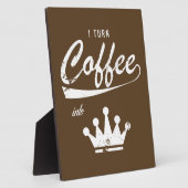 Ich mache Kaffee in KOMs Fotoplatte (Seite)