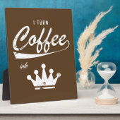 Ich mache Kaffee in KOMs Fotoplatte (Seite)