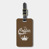 Ich mache Kaffee in KOMs Gepäckanhänger (Vorderseite vertikal)