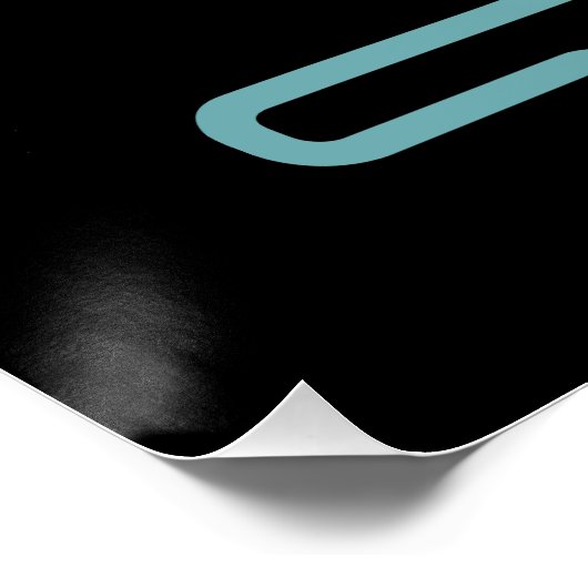 Ich mache Kaffee in Lohnrolle Poster (Ecke)