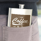 Ich mache Kaffee in Meilen Flachmann (Beispiel)