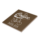 Ich mache Kaffee in Meilen Fliese (Seite)