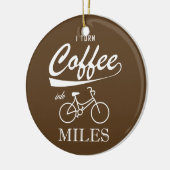 Ich mache Kaffee in Meilen Keramik Ornament (Links)