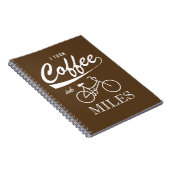 Ich mache Kaffee in Meilen Notizblock (Rechte Seite)