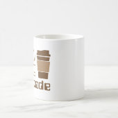 Ich mache Kaffee in Programmiercode Kaffeetasse (Mittel)