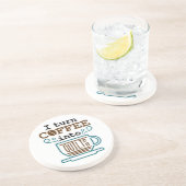 Ich mache Kaffee in Quilts Funny Quilter Getränkeuntersetzer (Seite)