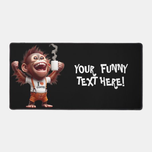 Ich mache Kaffee Schreibtischunterlage (Vorderseite)