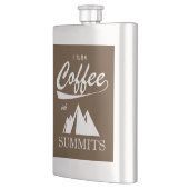 Ich mache Kaffee zu Gipfeln Flachmann (Links)
