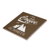 Ich mache Kaffee zu Gipfeln Fliese (Seite)